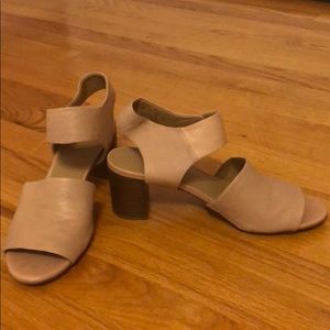 Franco Sarto nude pink sandals (hardly worn!)